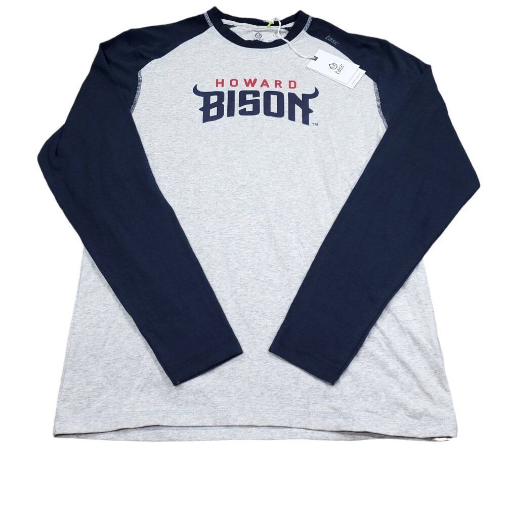 Tasc Performance Carrollton Shirt Size Small Howard Bison College Collegiate